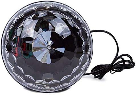 مصباح LED على شكل كرة سحرية من الكريستال متعدد الألوان